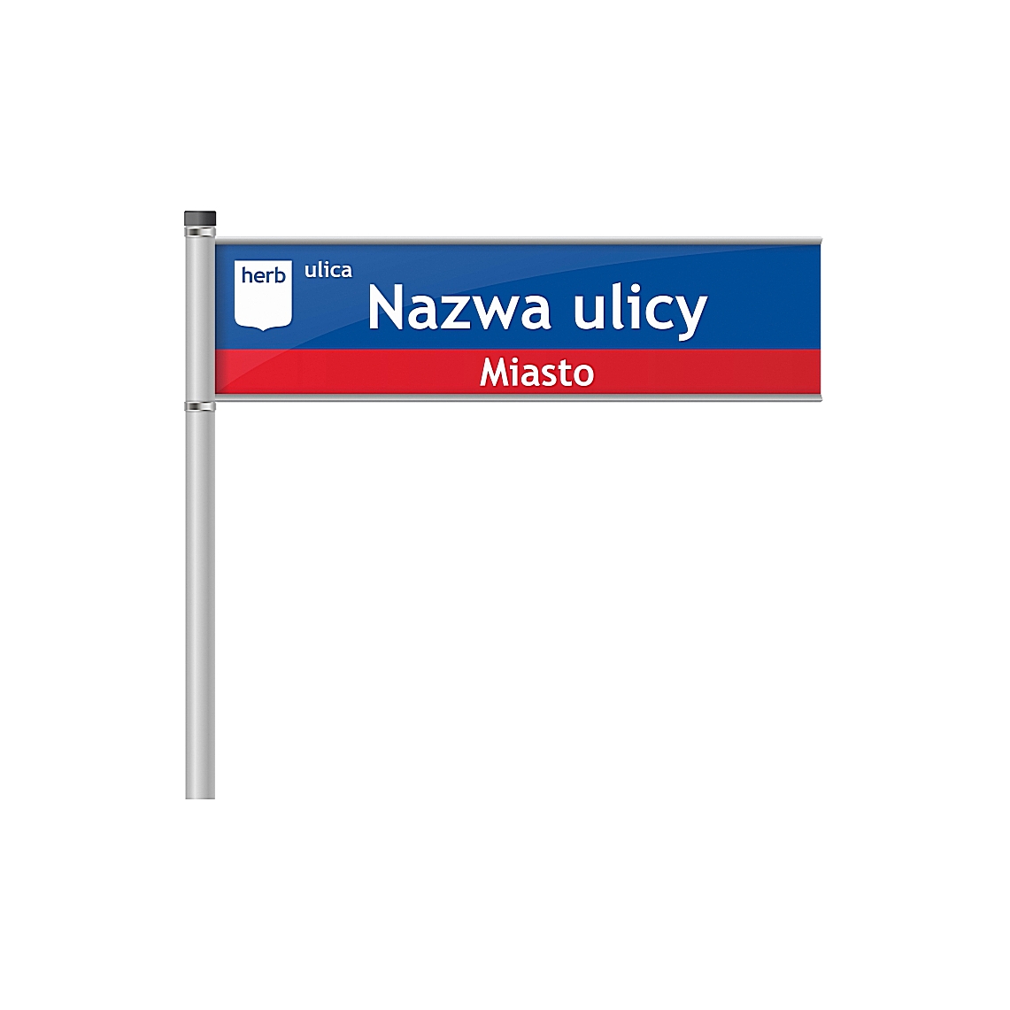 Tablice z nazwą ulicy - drogowskazy na słupkach - obrazek 6