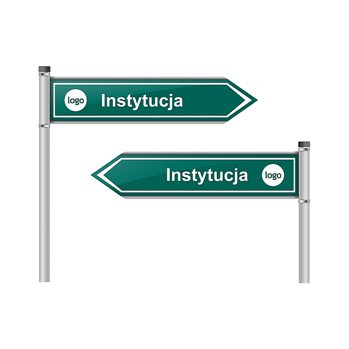 Tablice z nazwą ulicy - drogowskazy na słupkach - obrazek 7