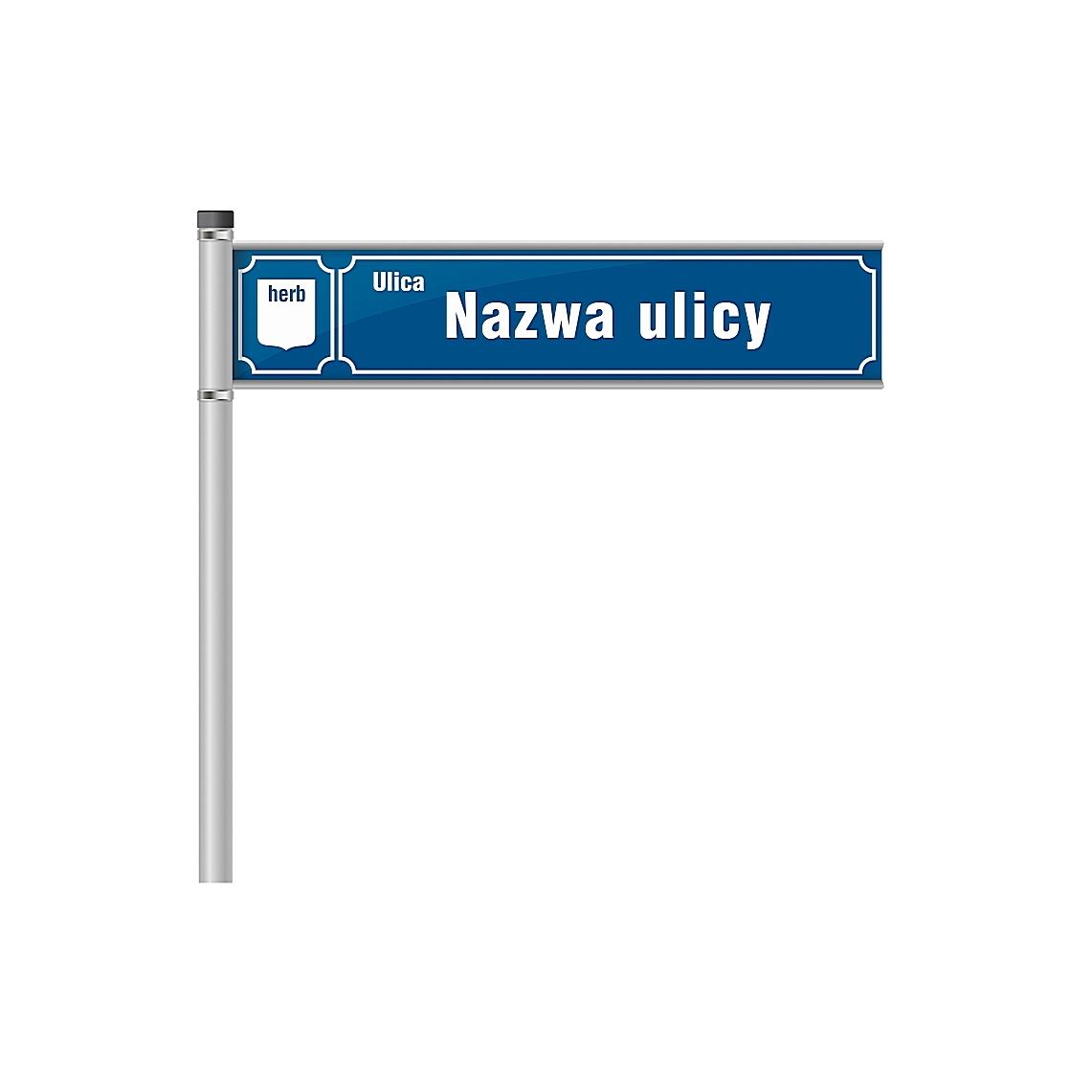 Tablice z nazwą ulicy - drogowskazy na słupkach - obrazek 10