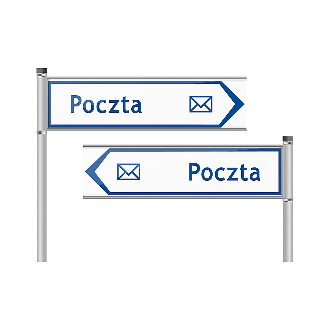 Tablice z nazwą ulicy - drogowskazy na słupkach - obrazek 11