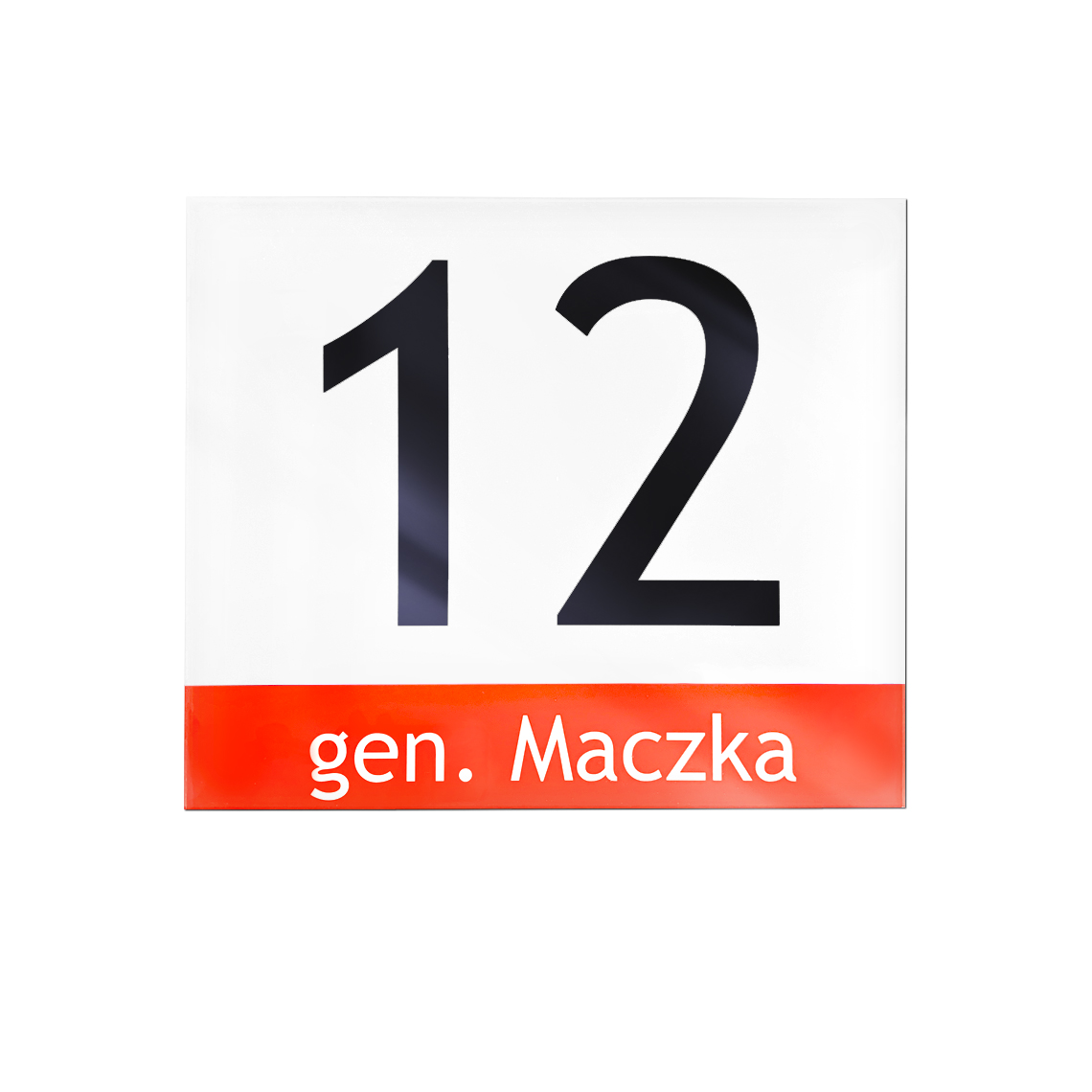 Tabliczka z adresem - EKONOMICZNA - obrazek 3