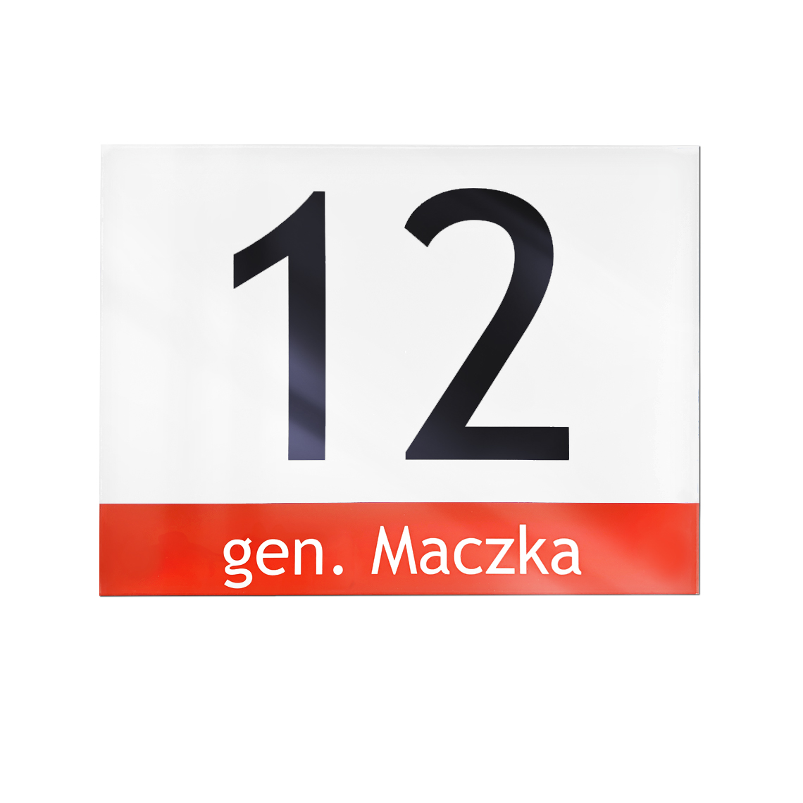 Tabliczka z adresem - EKONOMICZNA - obrazek 4