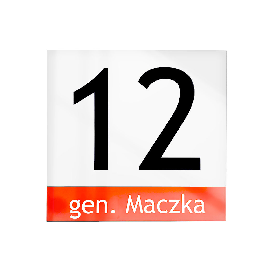 Tabliczka z adresem - EKONOMICZNA - obrazek 5