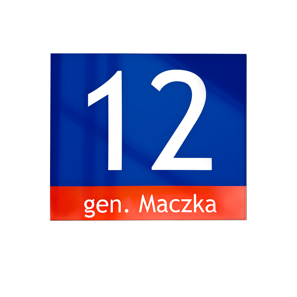Tabliczka z adresem - EKONOMICZNA - obrazek 6