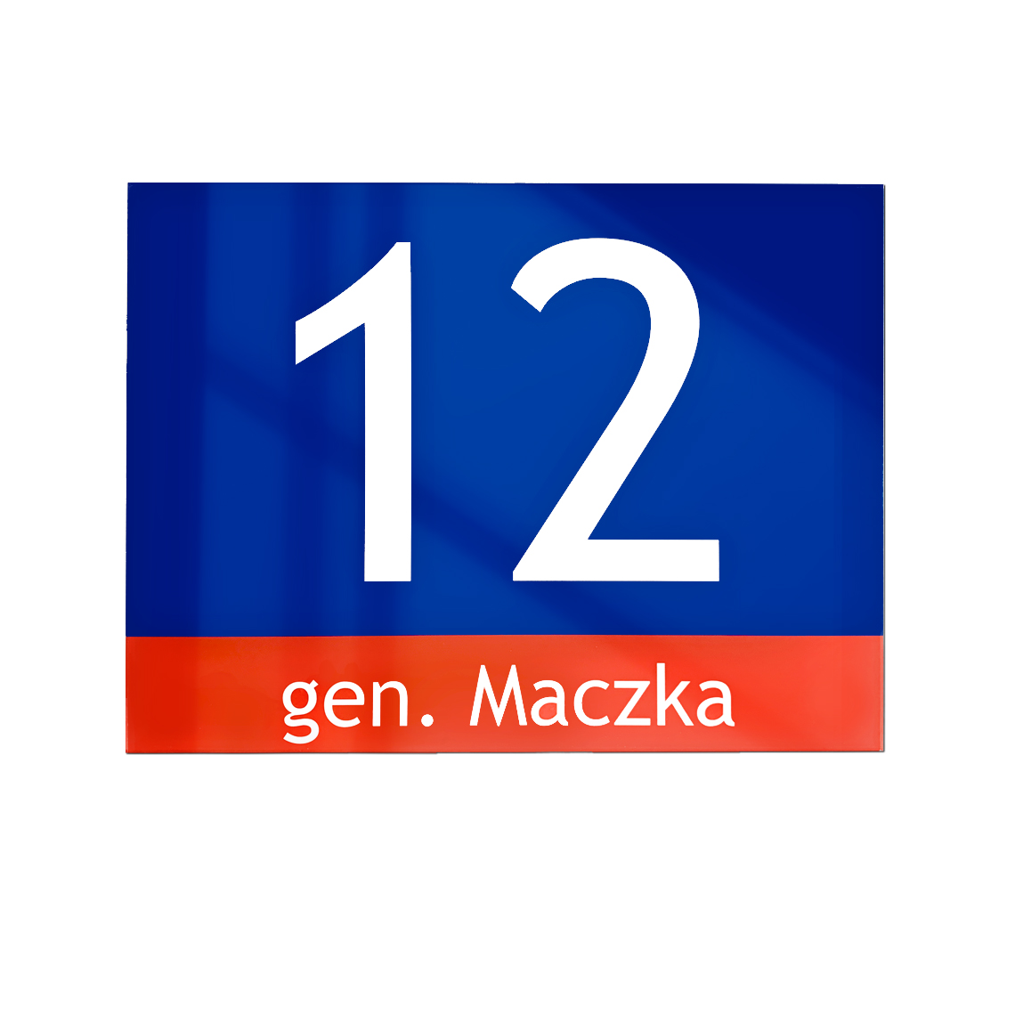 Tabliczka z adresem - EKONOMICZNA - obrazek 7