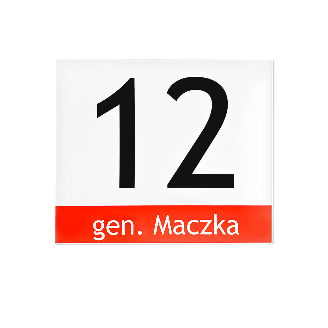 Tabliczka z adresem - EKONOMICZNA - obrazek 11
