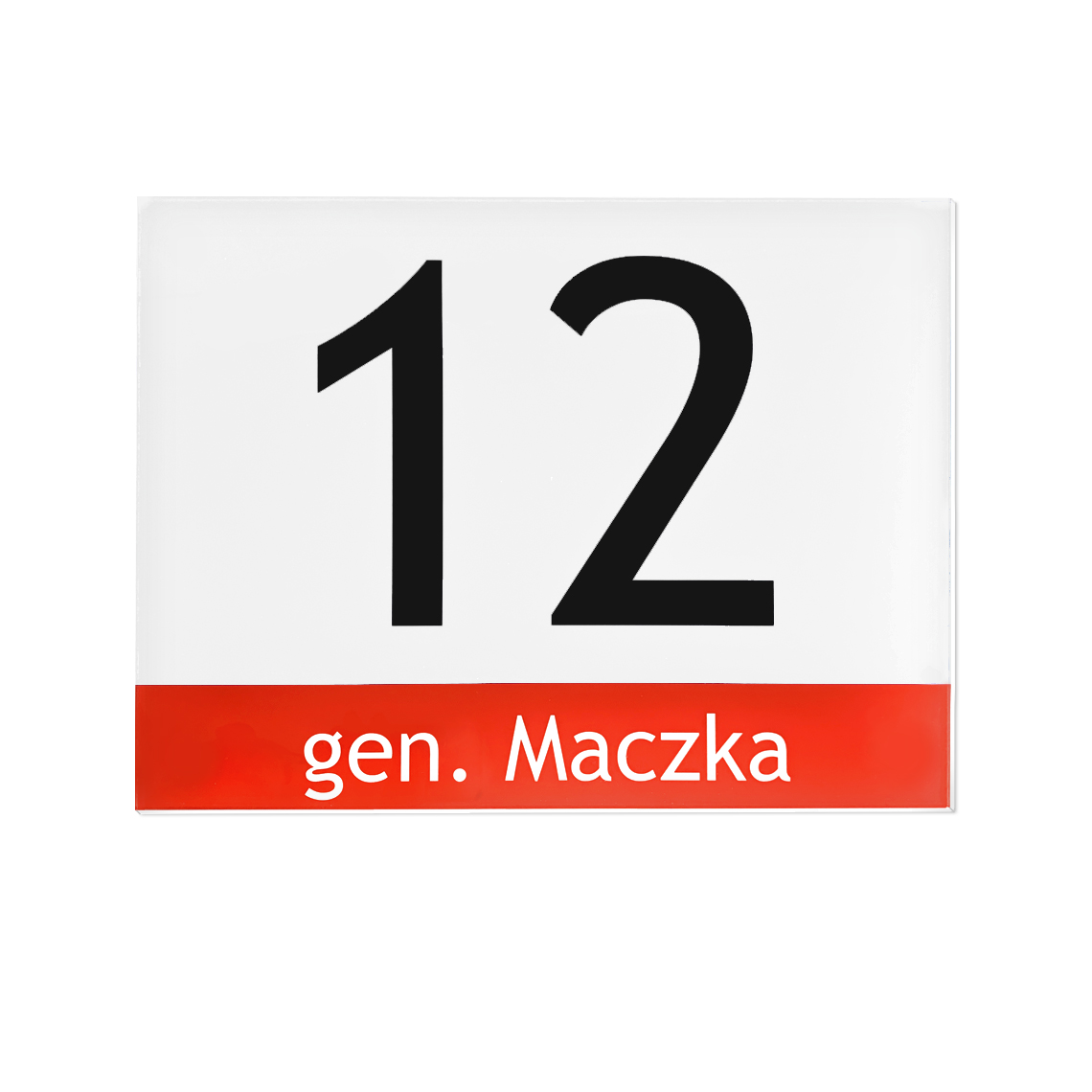 Tabliczka z adresem - EKONOMICZNA - obrazek 12