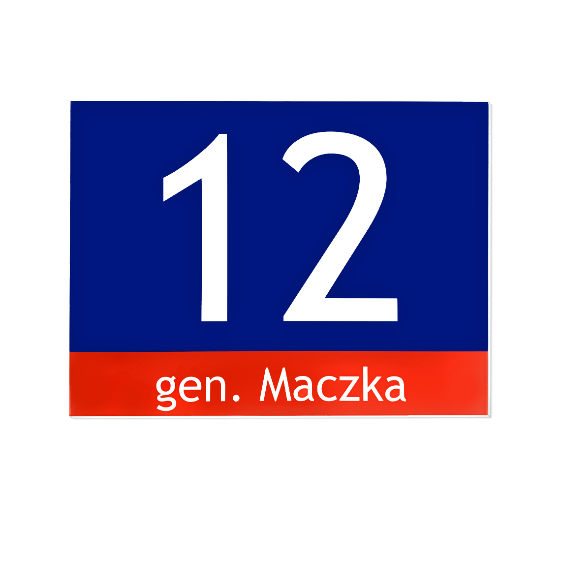 Tabliczka z adresem - EKONOMICZNA - obrazek 14