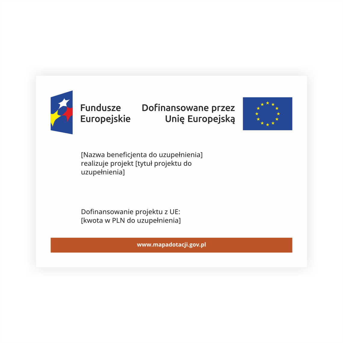 Tablica unijna drogowa - dofinansowanie z UE - obrazek 13