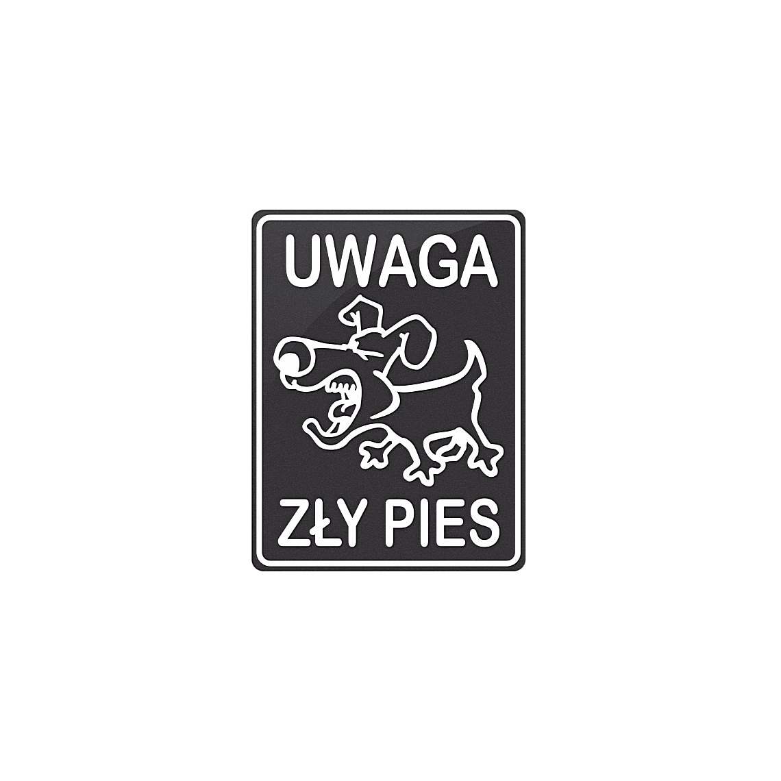 Tabliczka - Uwaga zły pies - obrazek 5