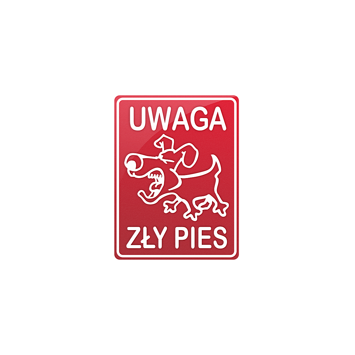 Tabliczka - Uwaga zły pies - obrazek 6