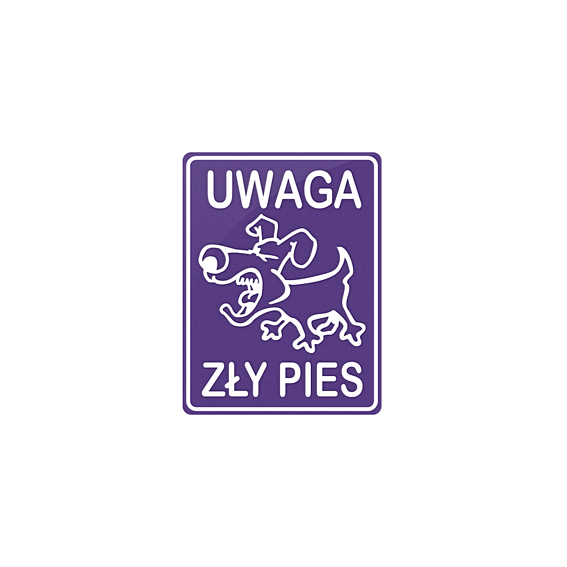 Tabliczka - Uwaga zły pies - obrazek 4