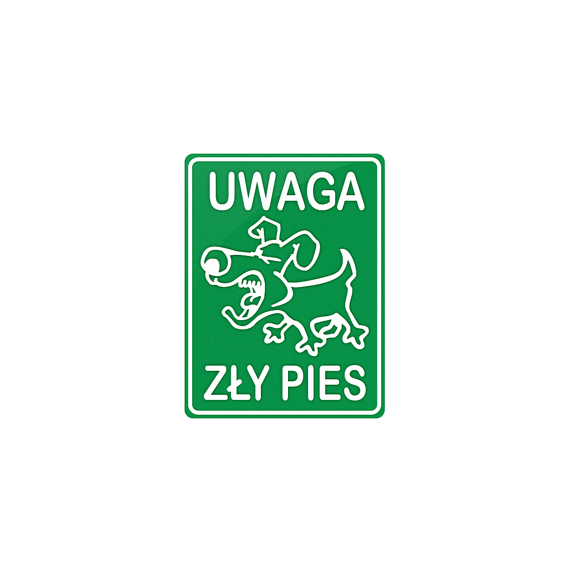 Tabliczka - Uwaga zły pies - obrazek 3