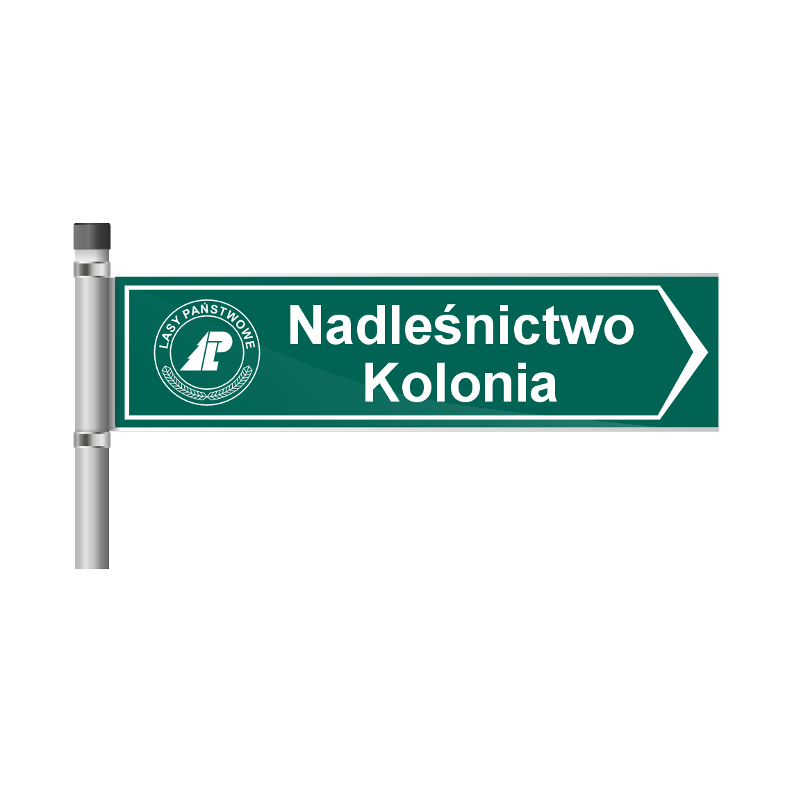 Tablice drogowskazy - wolnostojące dla nadleśnictw - obrazek 2