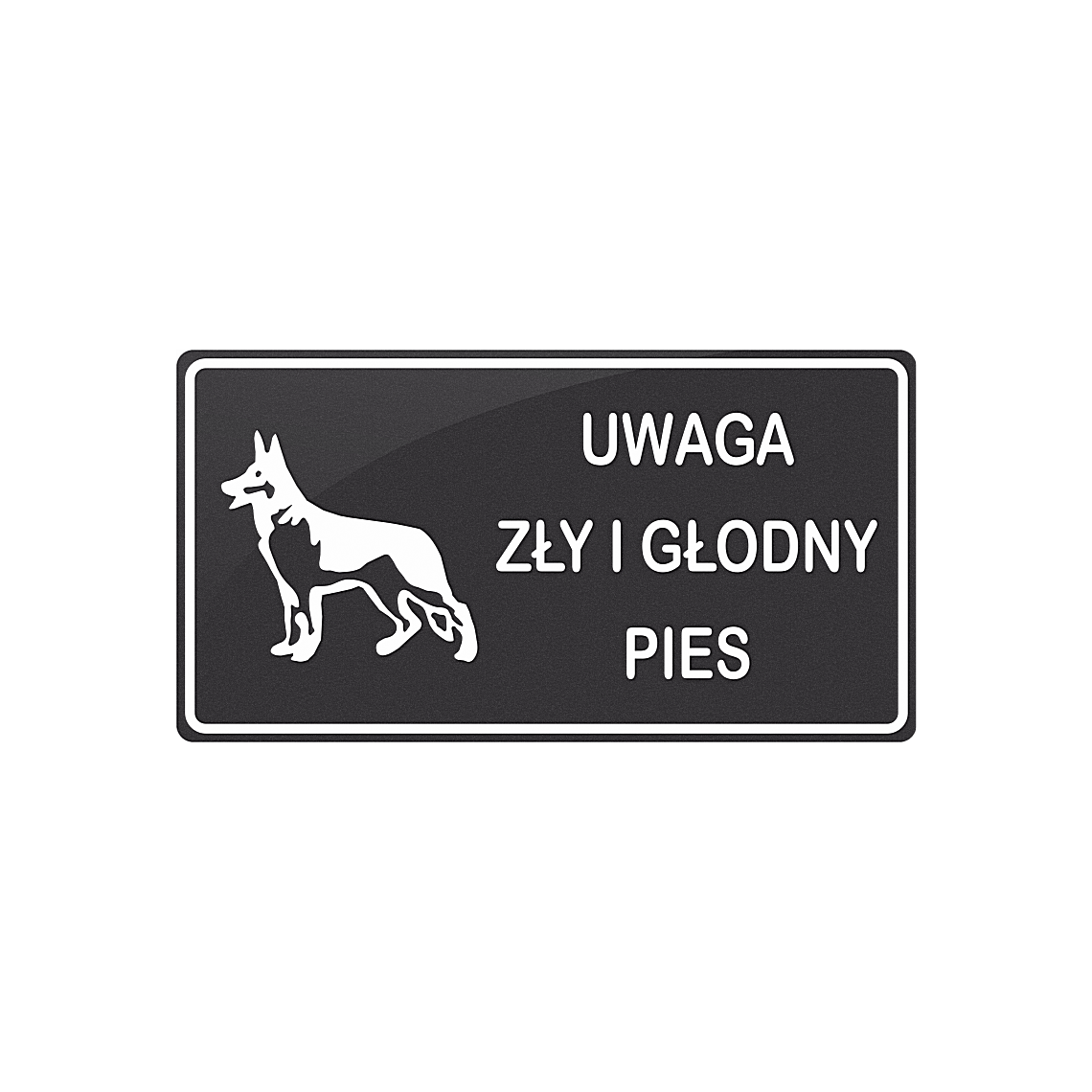 Tablica - Zły i głodny pies - obrazek 5