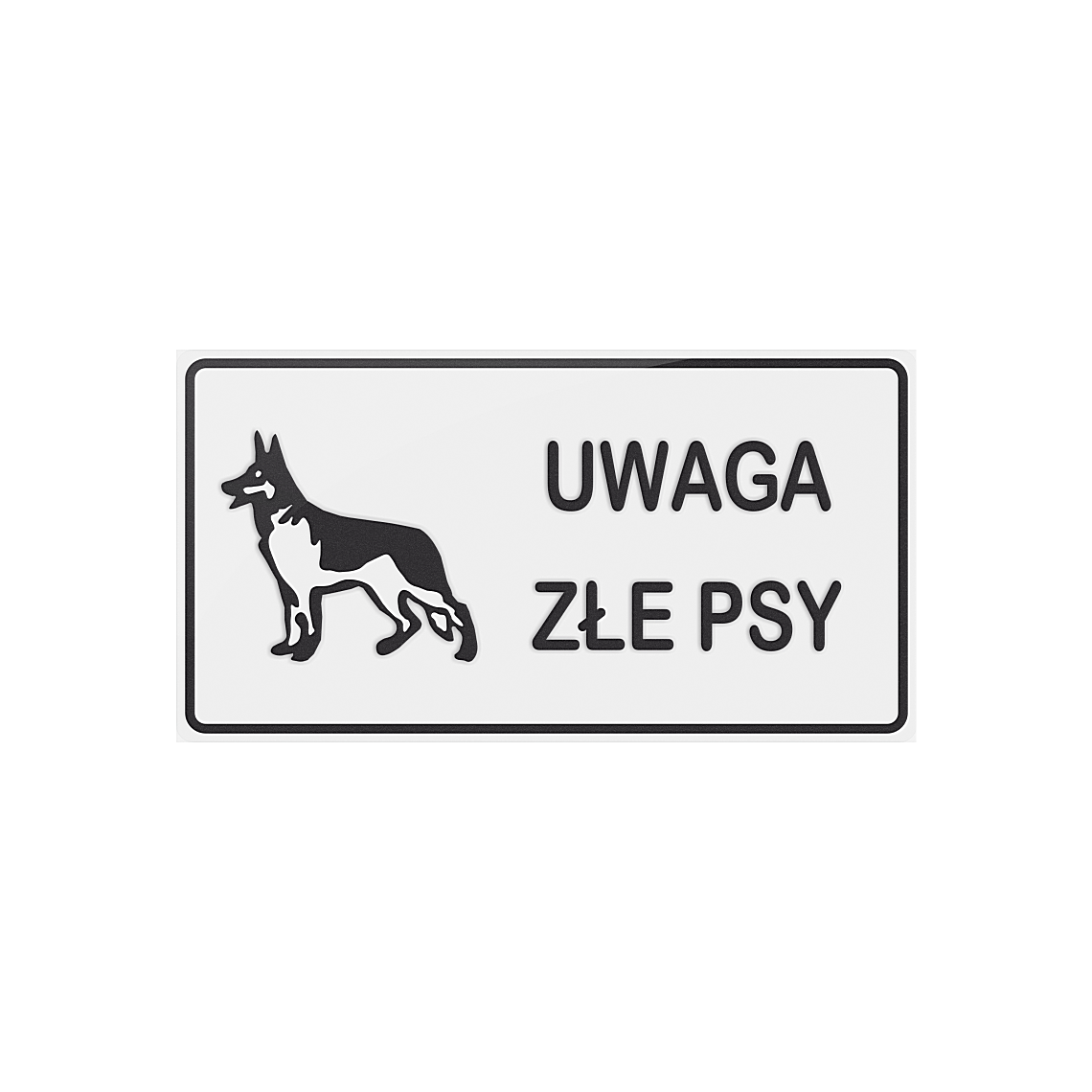 Tablica - Uwaga Pies - obrazek 7