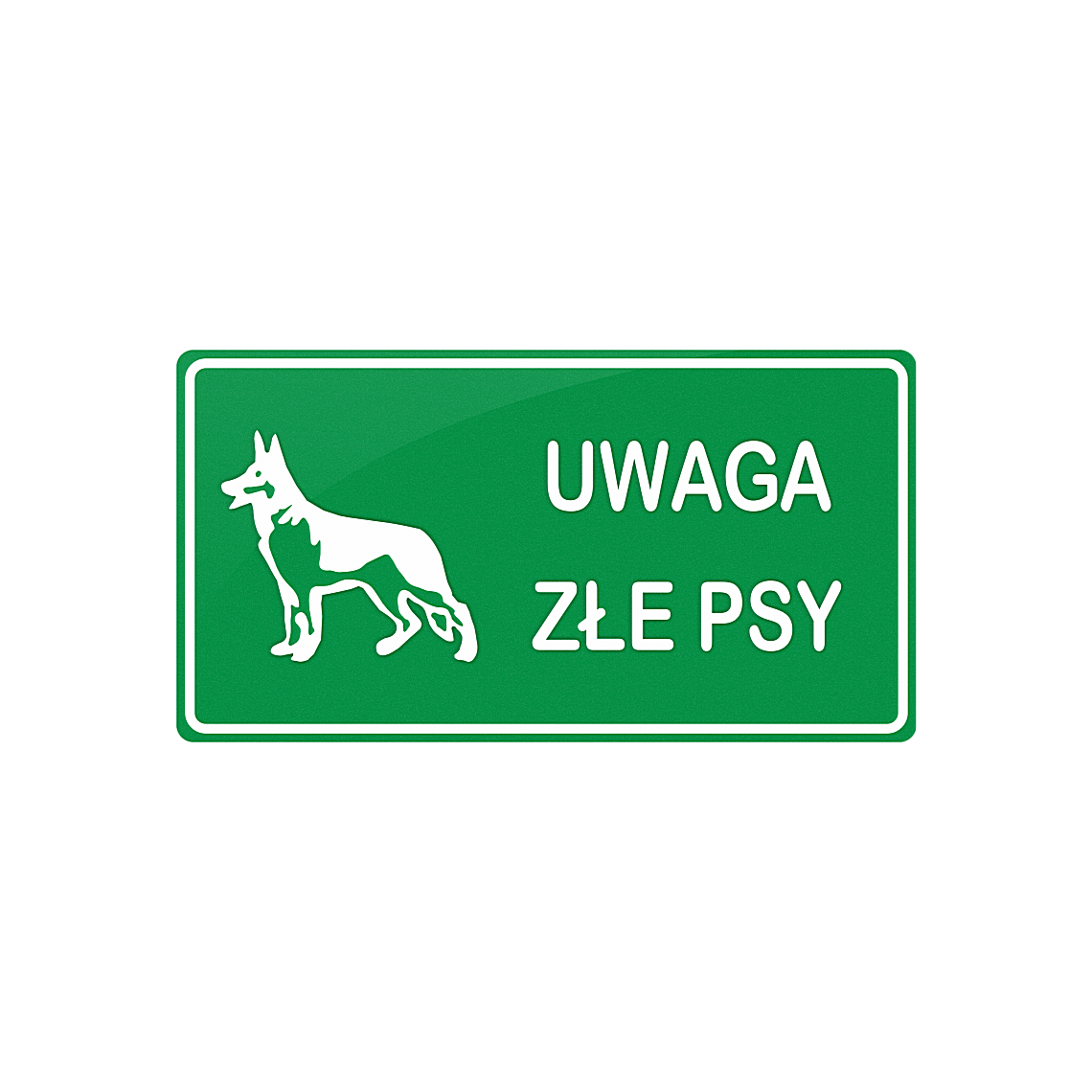 Tablica - Uwaga Pies - obrazek 10