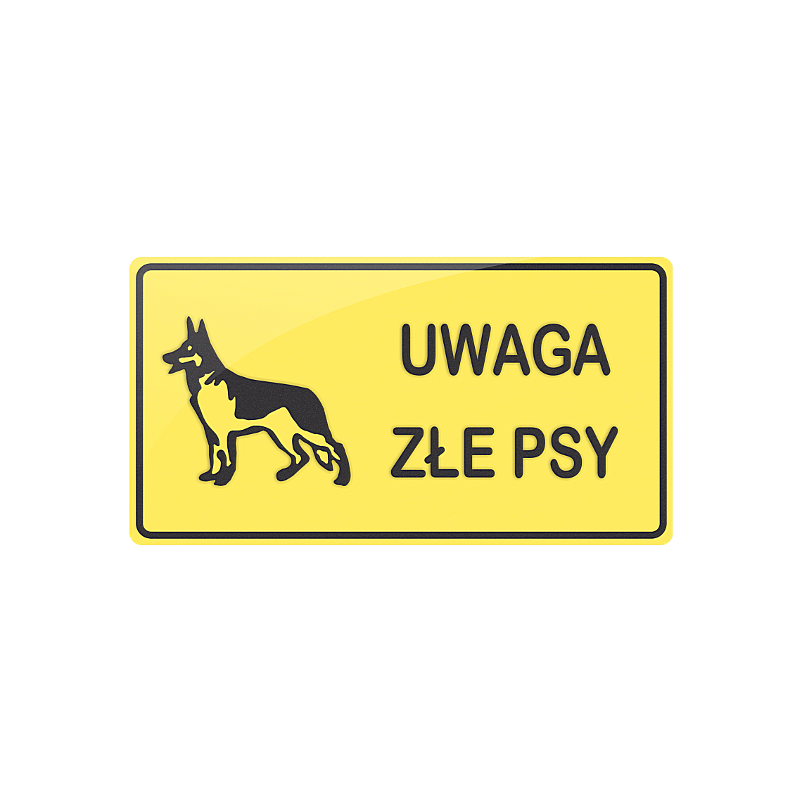 Tablica - Uwaga Pies - obrazek 11