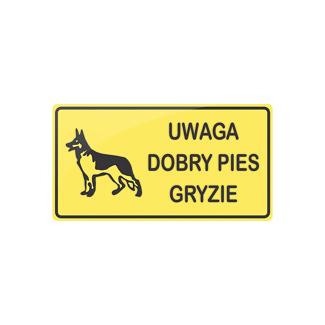 Tablica - Dobry pies gryzie - obrazek 4