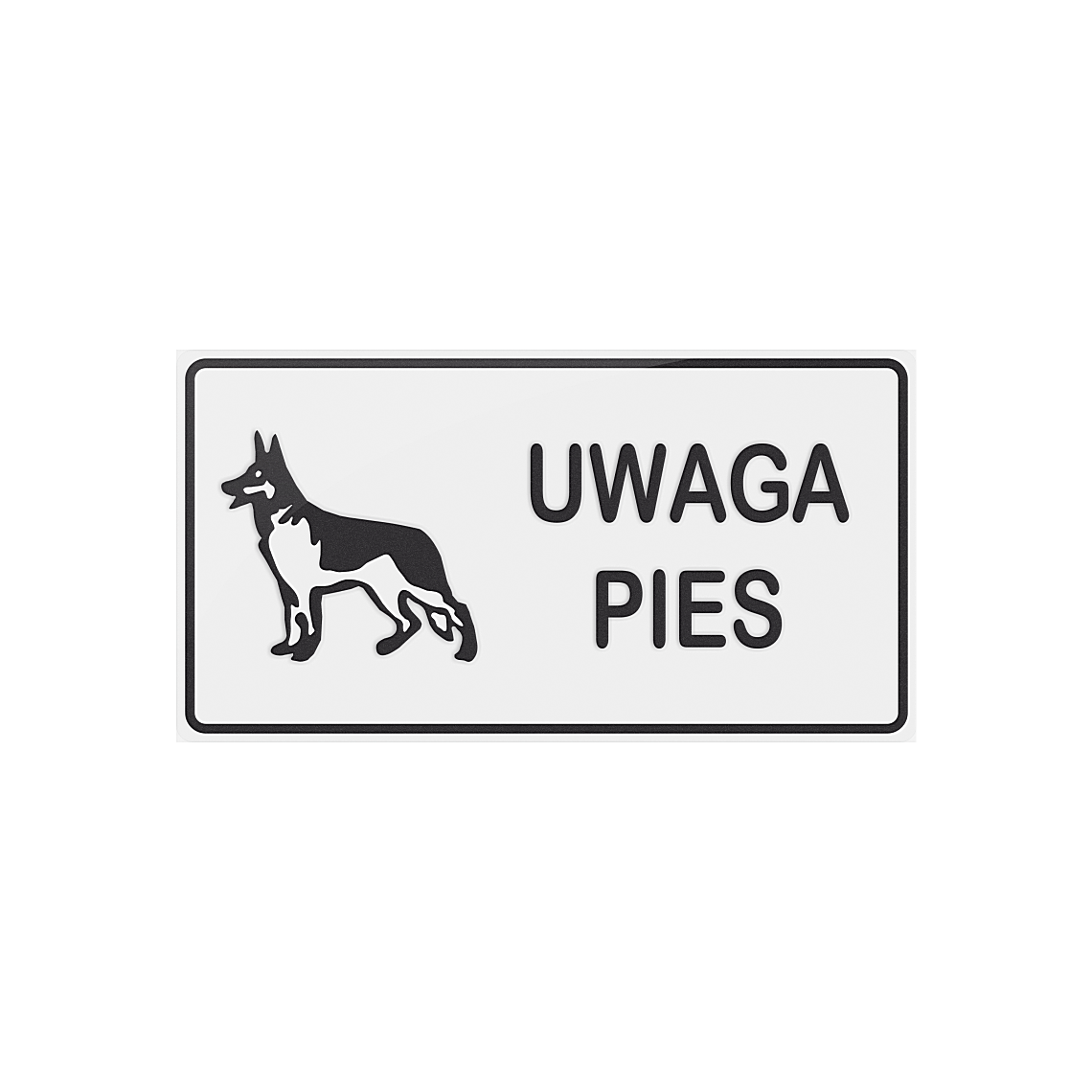Tablica - Uwaga Pies - obrazek 2