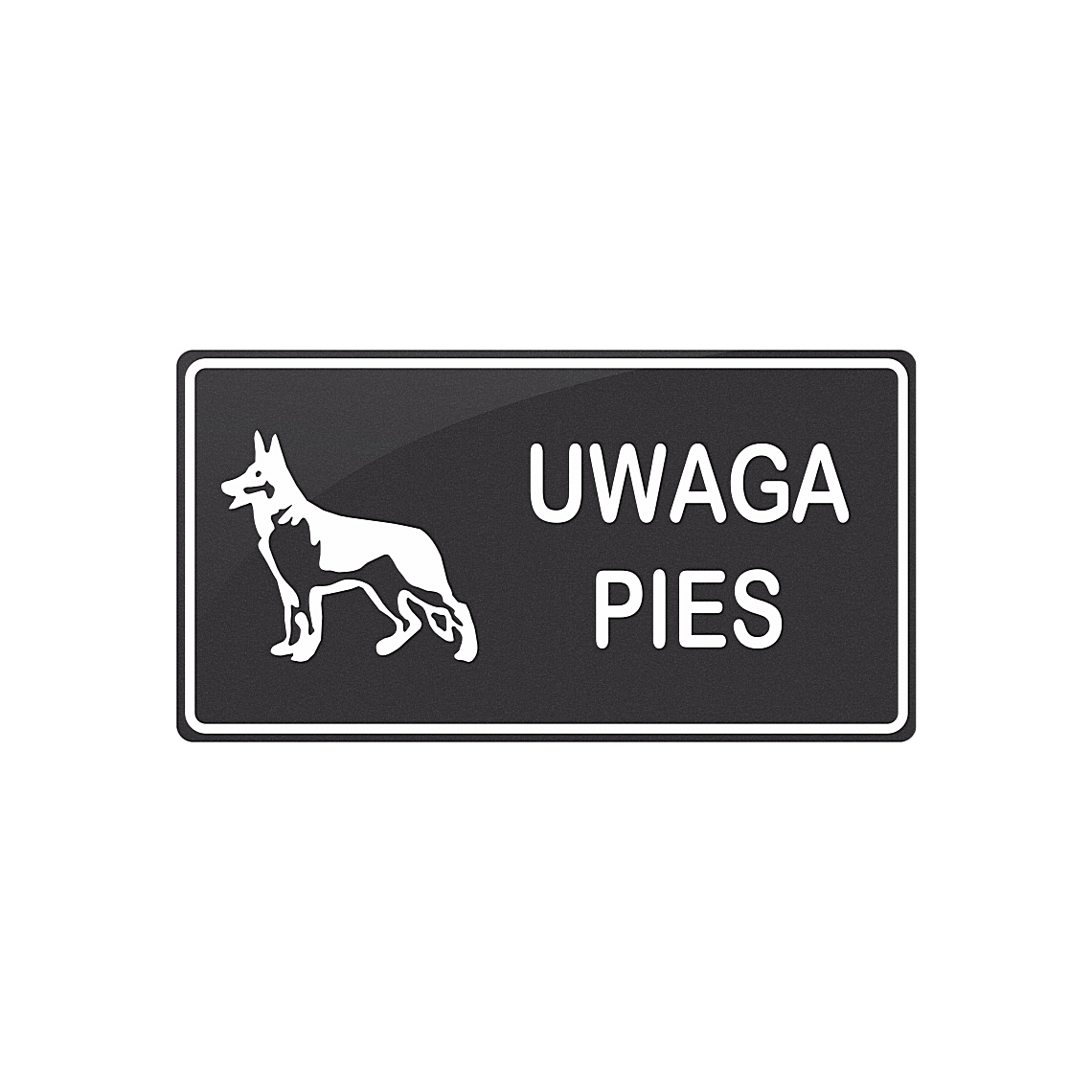 Tablica - Uwaga Pies - obrazek 5