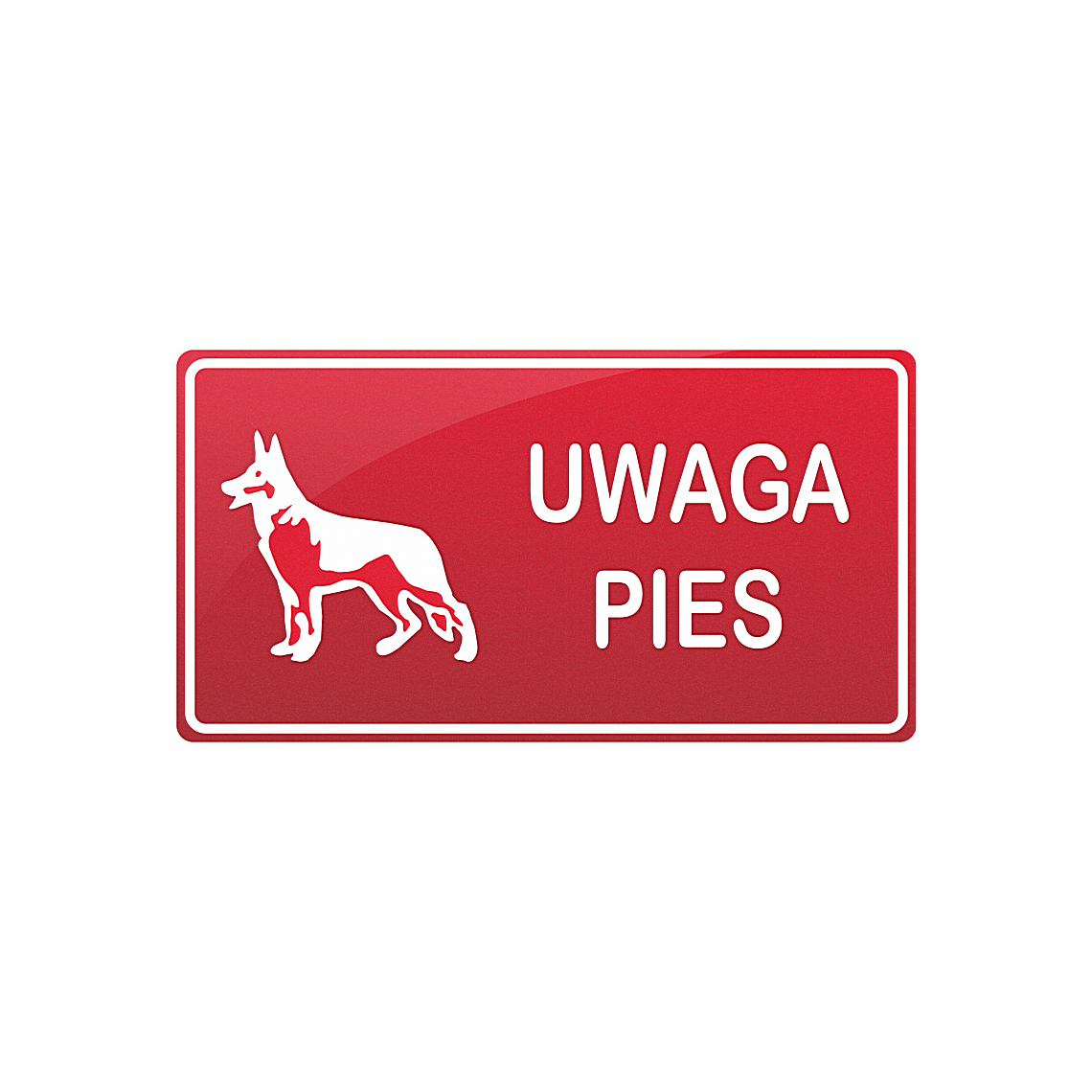 Tablica - Uwaga Pies - obrazek 4