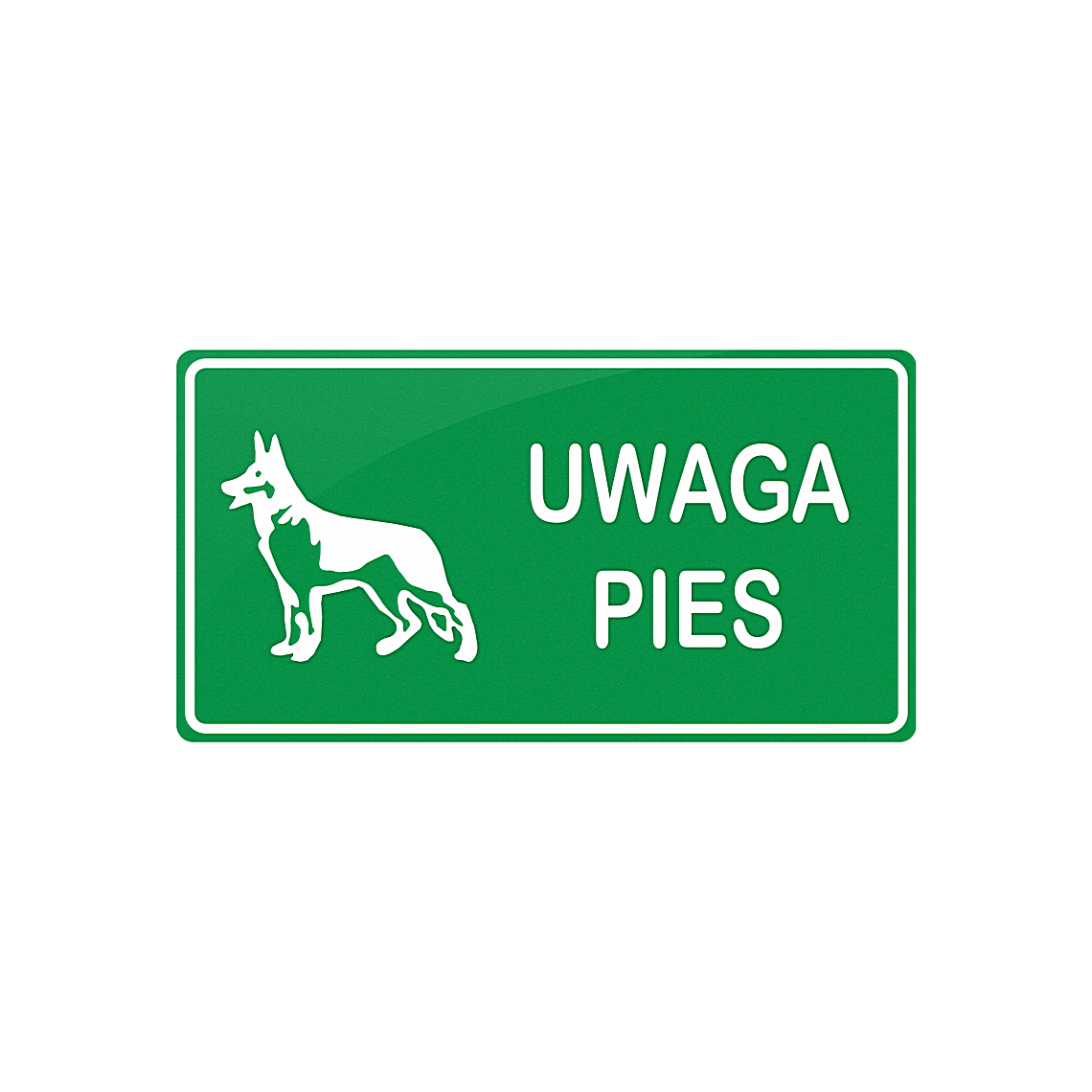 Tablica - Uwaga Pies - obrazek 6