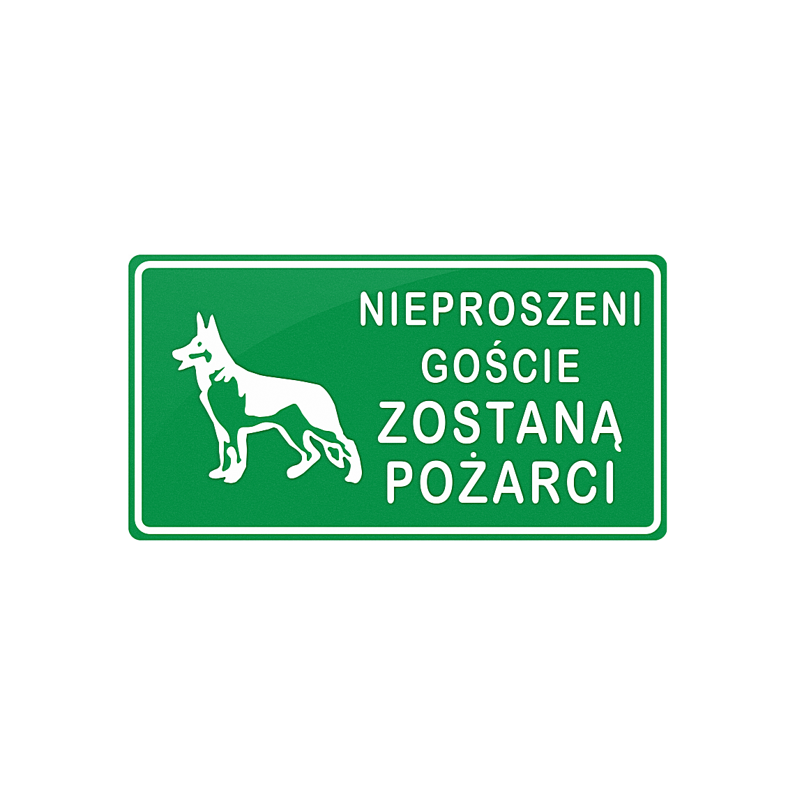 Tablica - Nieproszeni goście zostaną pożarci - obrazek 5