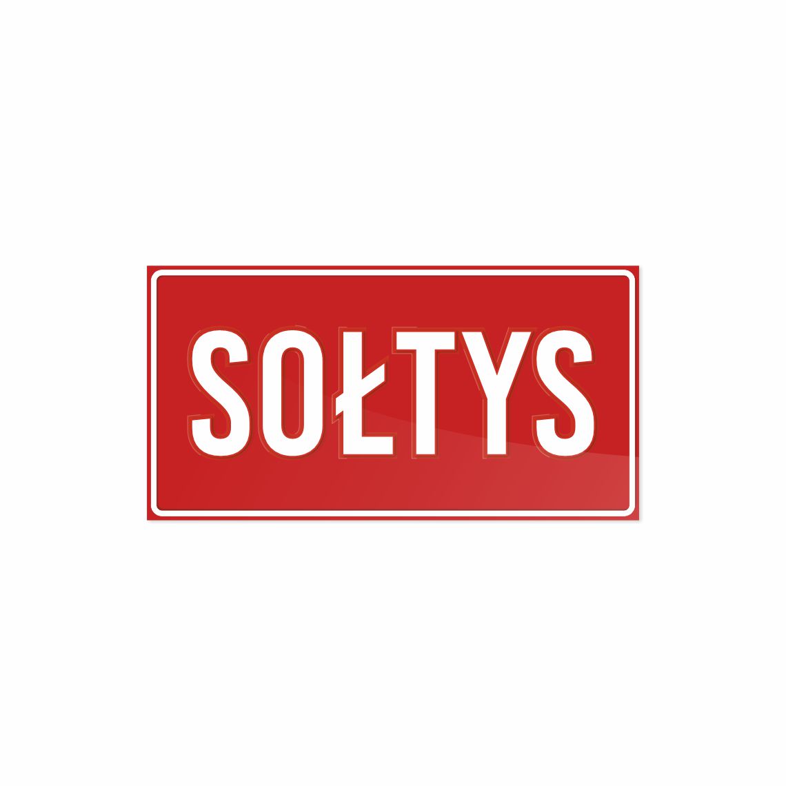 Sołtys - Tablica mała
