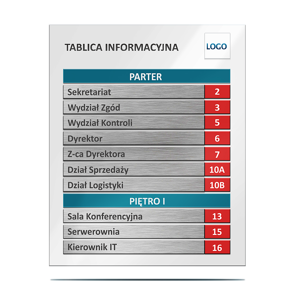 Tablica do holu - Informacyjna przy wejściu - obrazek 3