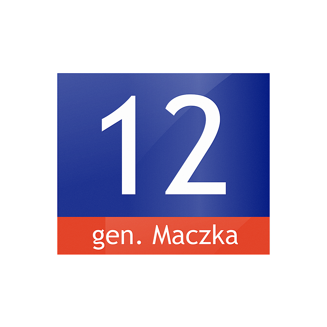 Tabliczka z adresem - EKONOMICZNA - obrazek 9