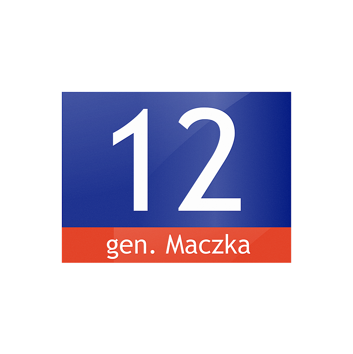 Tabliczka z adresem - EKONOMICZNA - obrazek 10