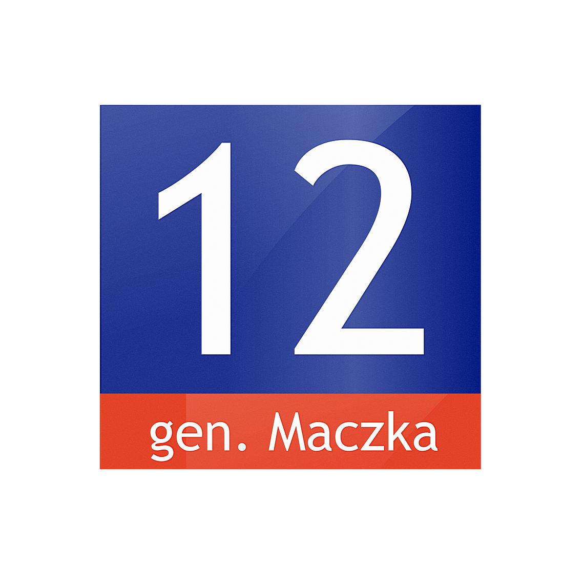 Tabliczka z adresem - EKONOMICZNA
