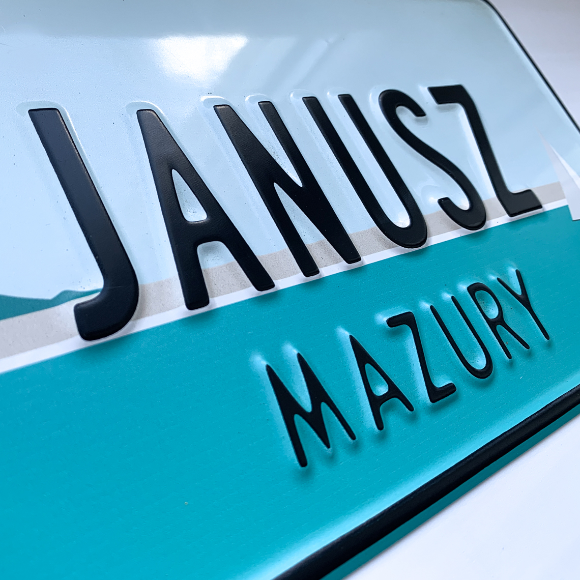 Tablice rejestracyjne metalowe - amerykańskie z imieniem USA - obrazek 20