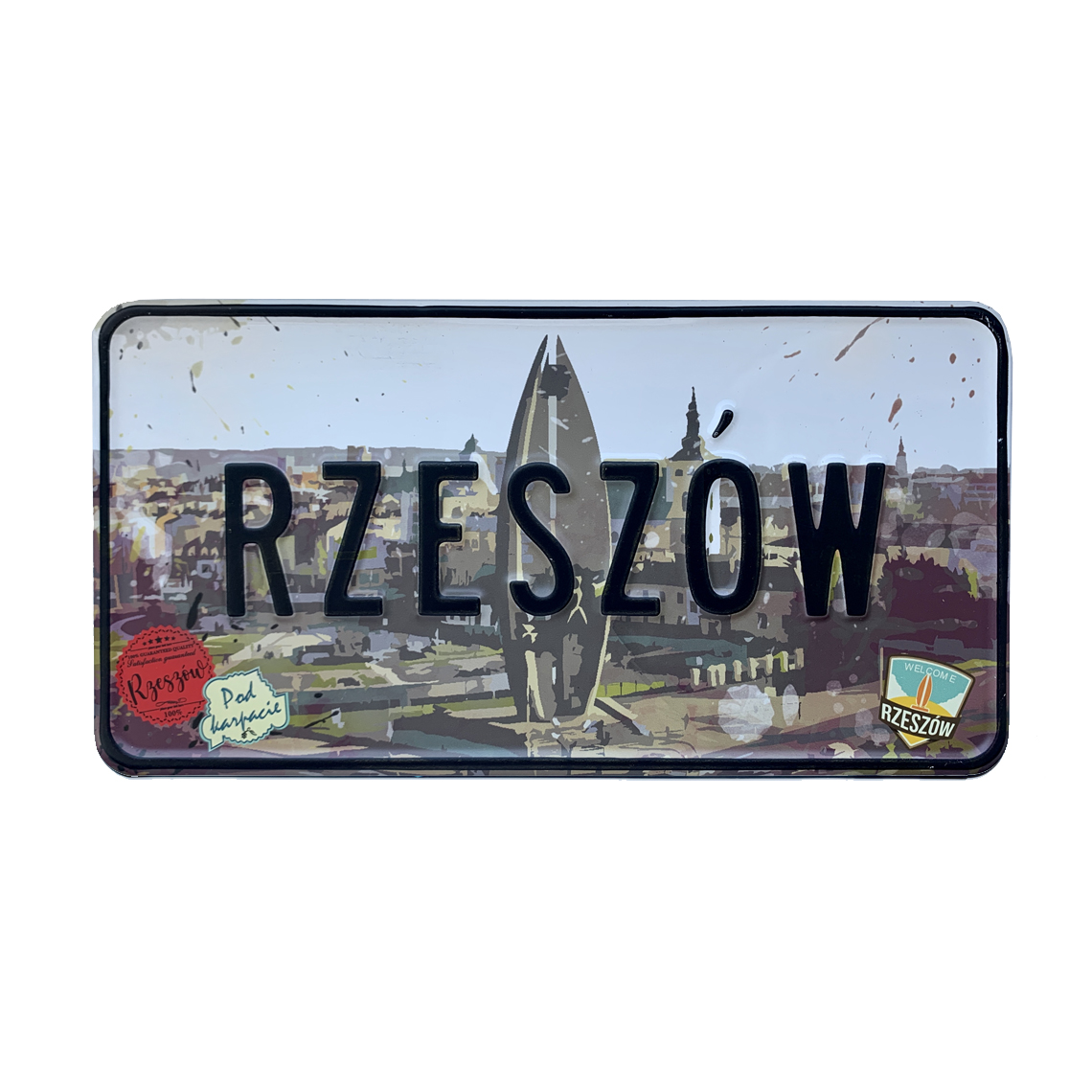 Tablice rejestracyjne metalowe - amerykańskie z imieniem USA - obrazek 14