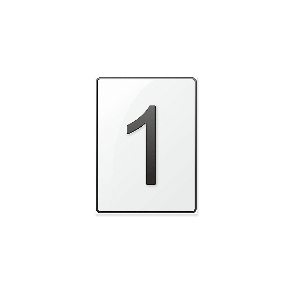 Tablica numeracyjna - Aluminiowa - obrazek 2