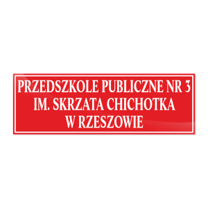 Tablica urzędowa, szkolna - Dibond