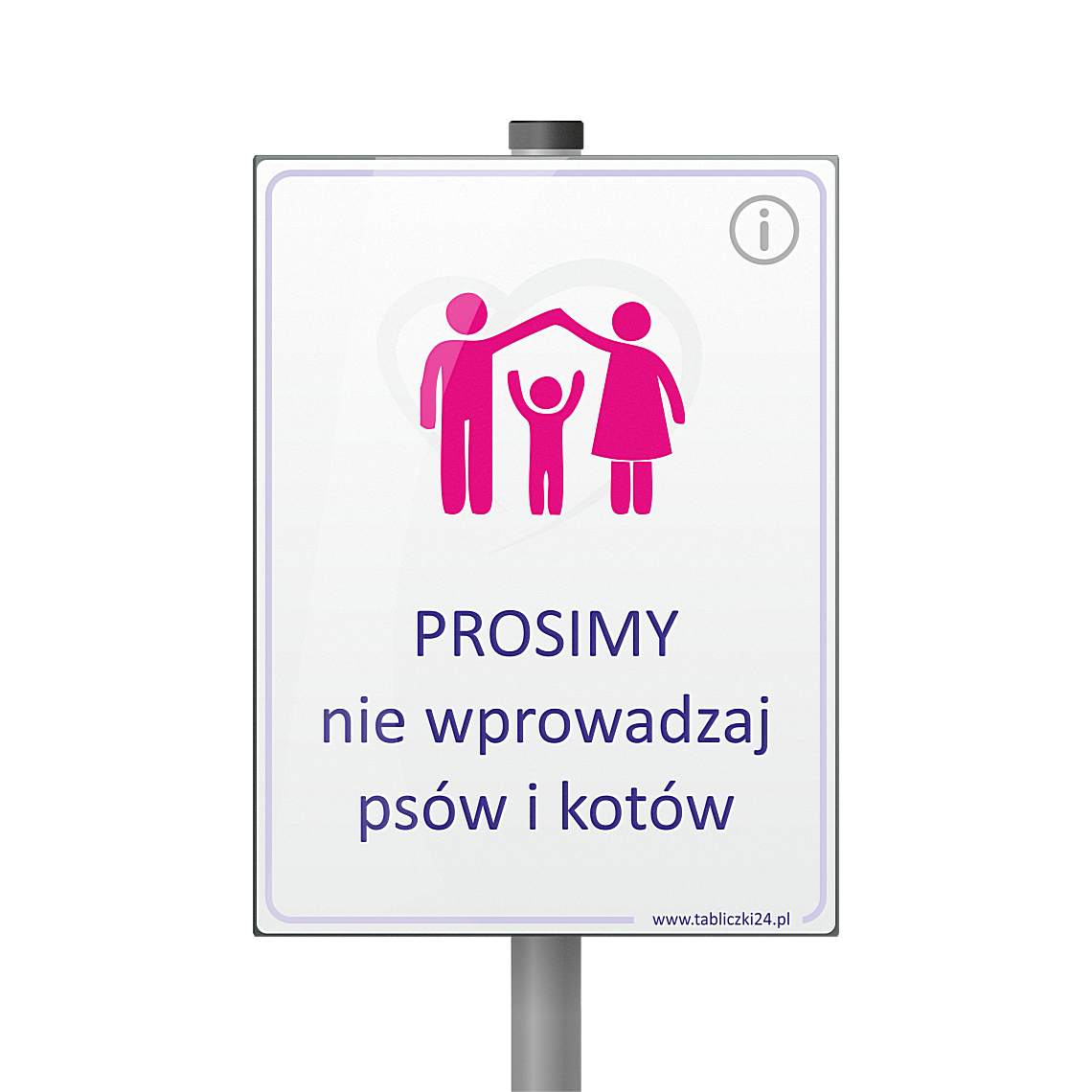 Tabliczka - Nie wprowadzaj psów i kotów