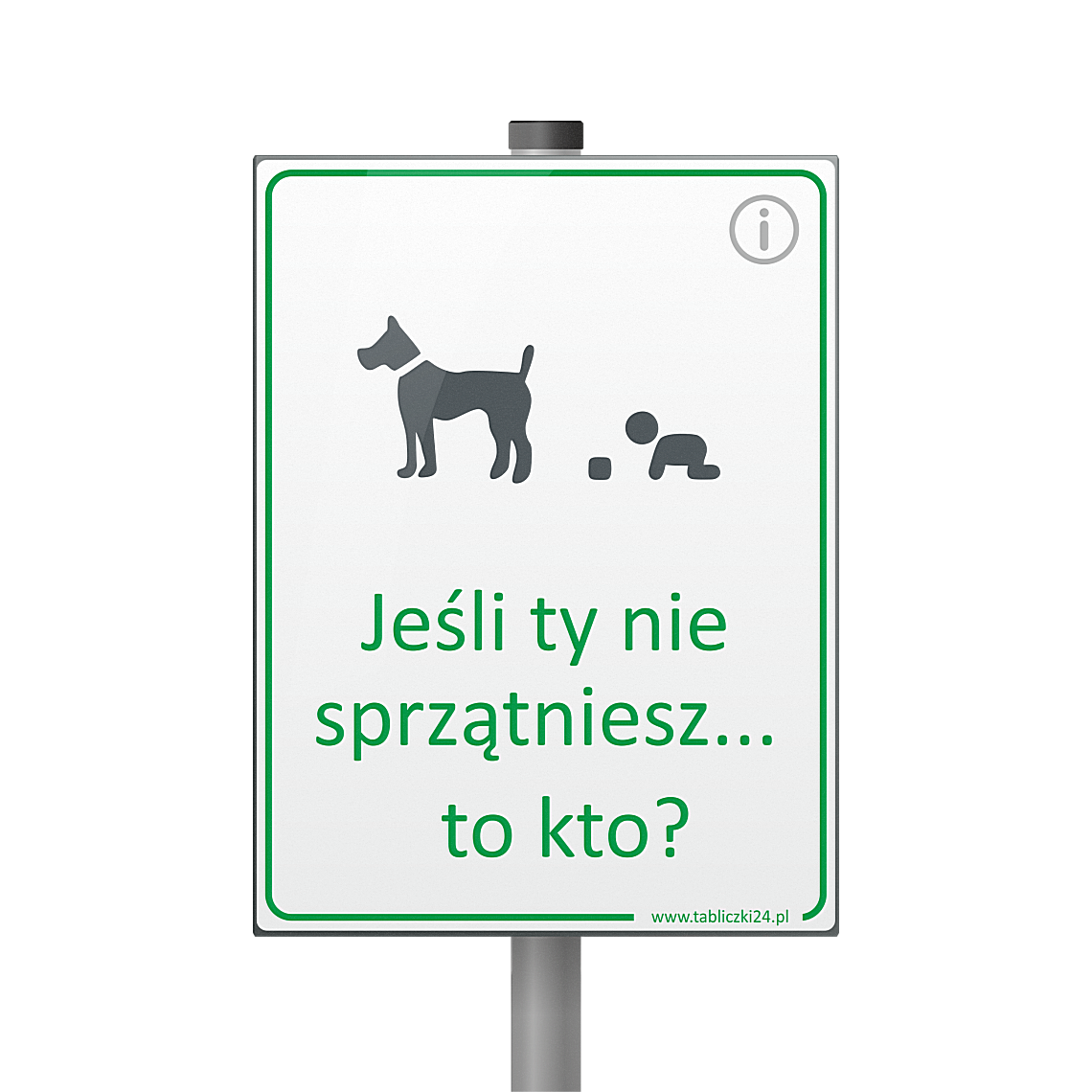 Tabliczka - Sprzątniesz po psie?