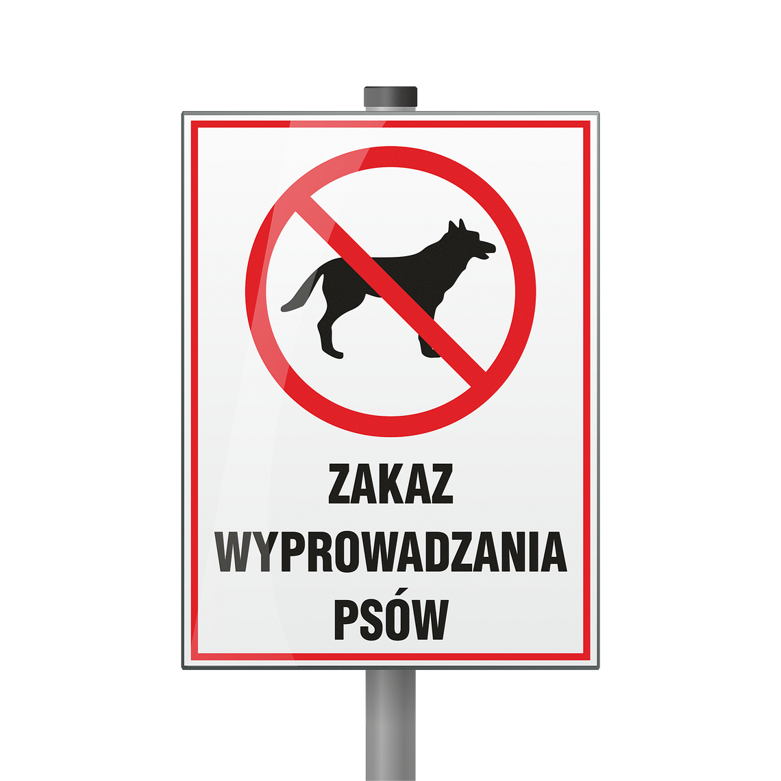 Tabliczka - Zakaz wyprowadzania psów
