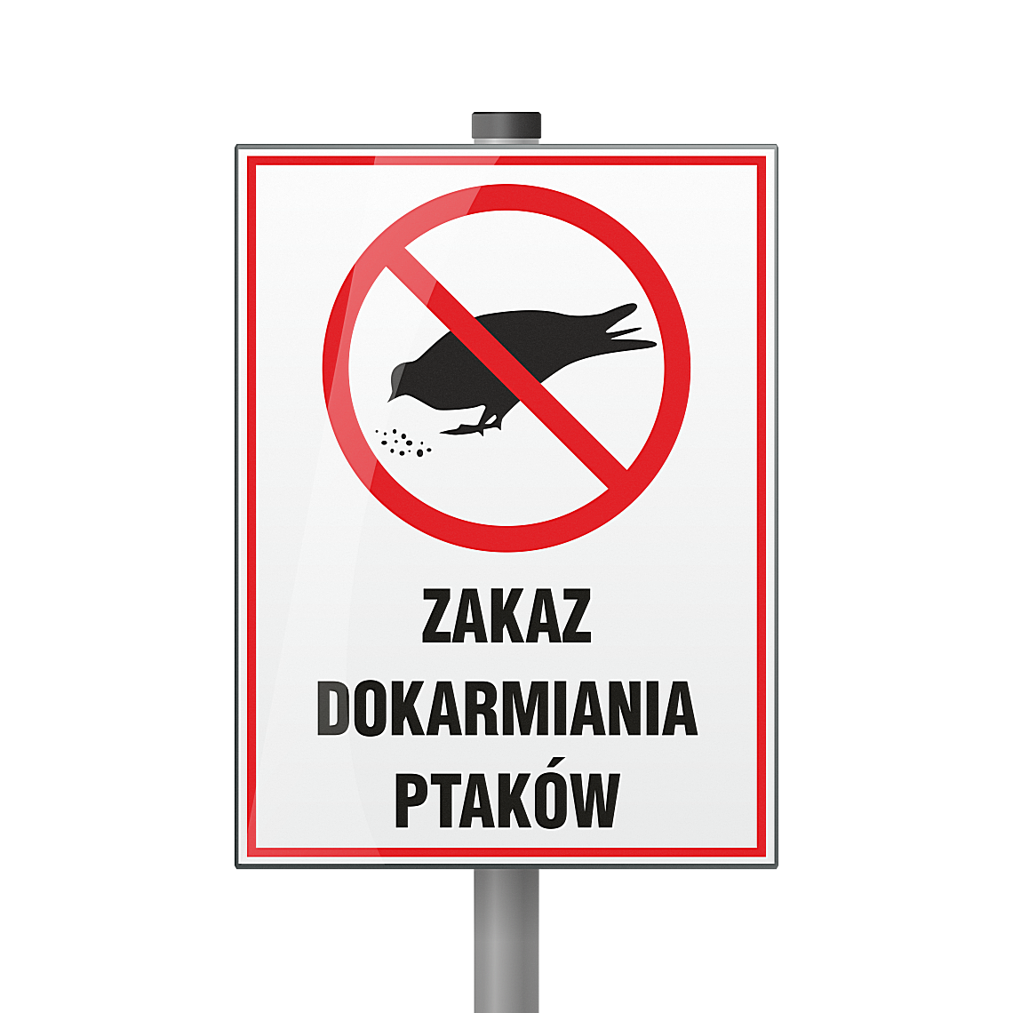 Tabliczka - Zakaz dokarmiania ptaków