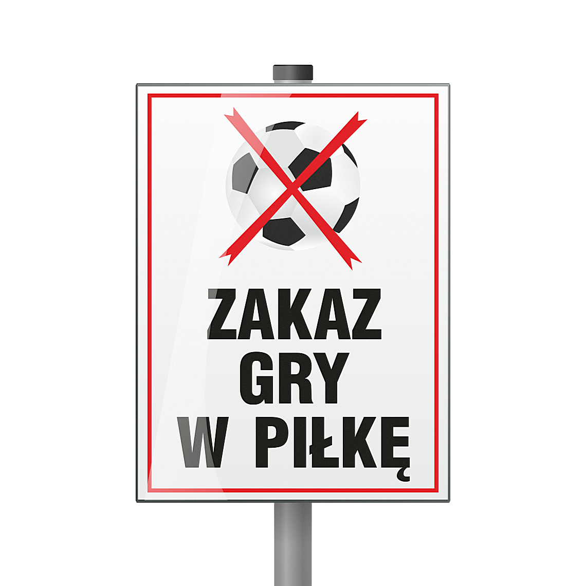 Tabliczka - Zakaz gry w piłkę